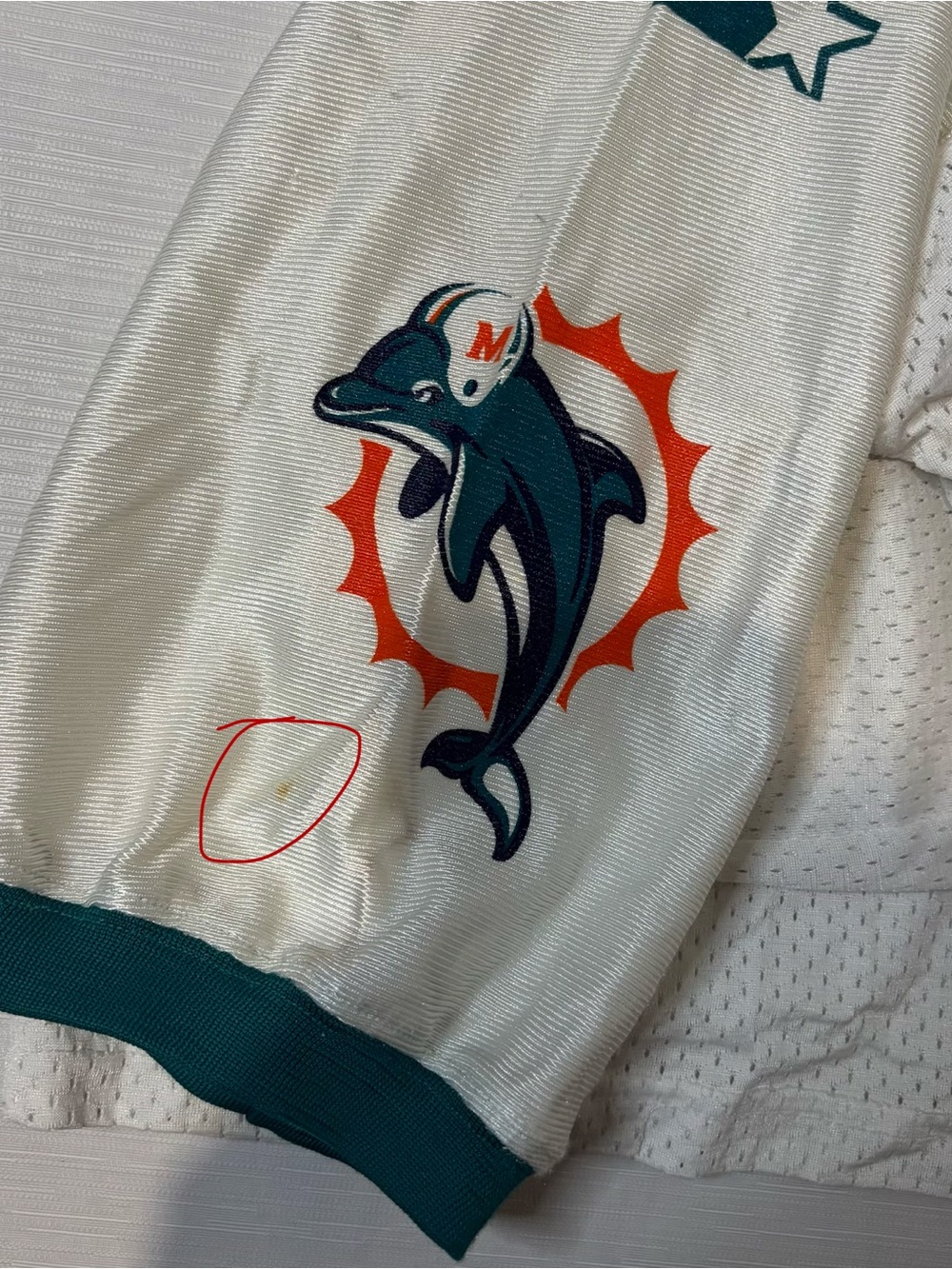 Vintage 90s Zach Thomas starter jersey miami dolphins #54 football nfl Sz 46 M - Picture 7 of 8